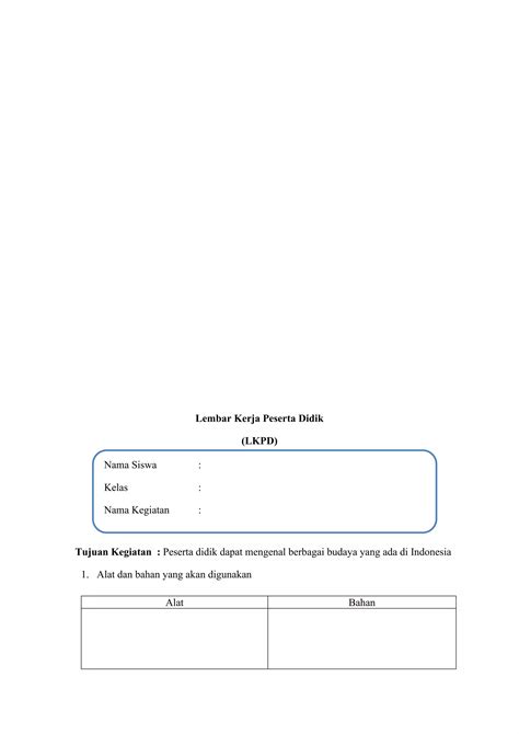 CONTOH MODUL PROJEK FASE B TEMA BHINEKA TUNGGAL IKA Pdf