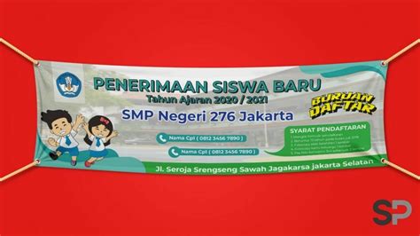 Contoh Spanduk Ppdb Smp