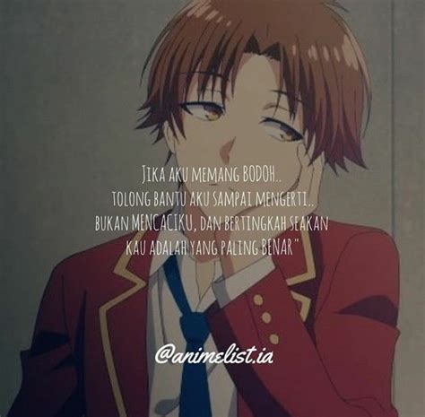 Ayanokouji Kiyotaka Classroom Of The Elite Quotes Anime Wallpaper Hd