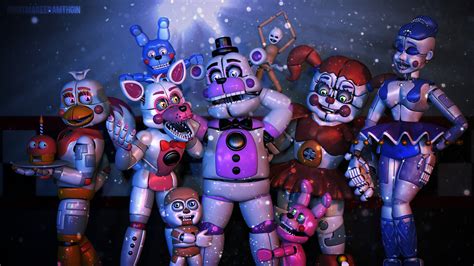 F Freddy Ballora Circus Baby Five Nights At Freddys Sister Location