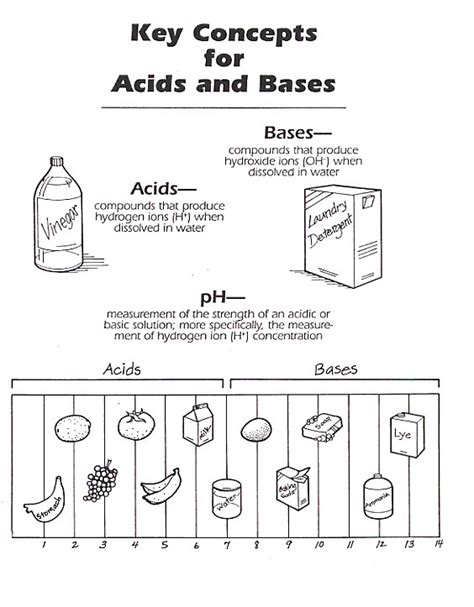 Litmus is the oldest known ph indicator. Acids and Bases Worksheet Answers | Homeschooldressage.com