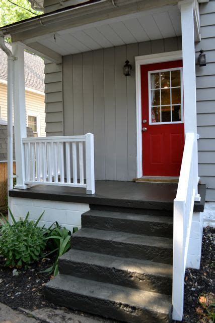 Painting A Concrete Porch Newlywoodwards House Paint Exterior