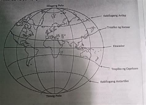 B Panuto Masdang Mabuti Ang Mapa Punan Ng Sagot Ang Mga Sumusunod Na