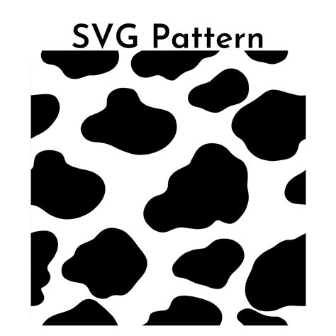 Cow Pattern Svg Cow Print Svg Animal Print Svg Digital Etsy Singapore