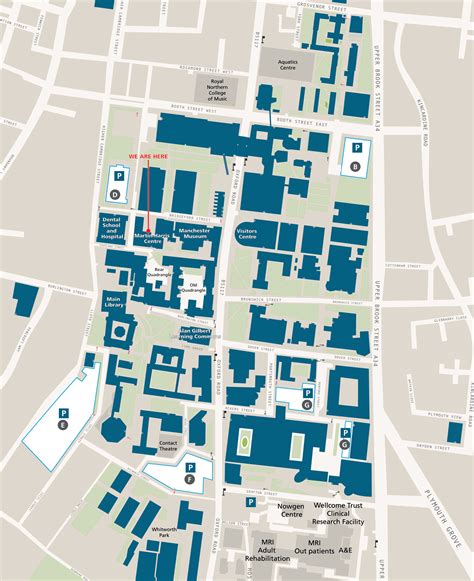 Manchester University Campus Map Map Of Us Western States