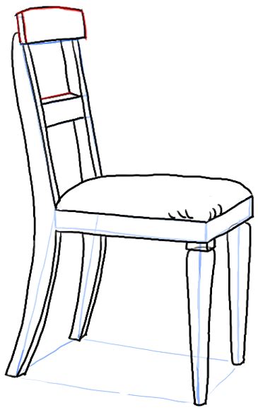 How To Draw A Chair In The Correct Perspective With Easy Steps How To