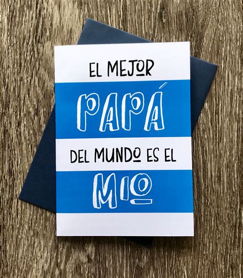 El Mejor Papa Del Mundo Tarjeta Para Papa Feliz Dia Del Etsy