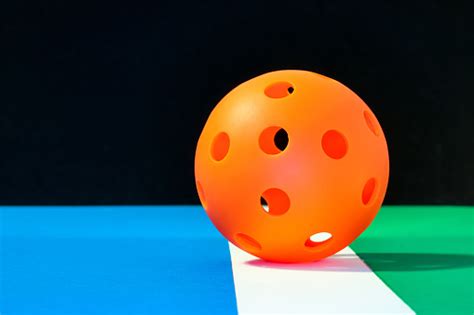 Orange Indoor Pickleball Stock Photo Download Image Now Istock