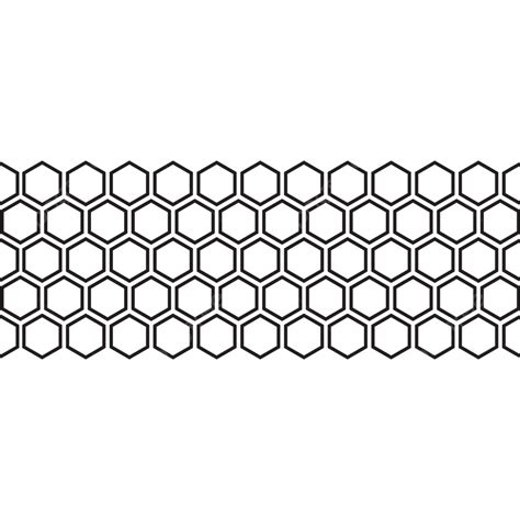 Vector Abstract Hexagon Honeycomb Pattern Background White Design