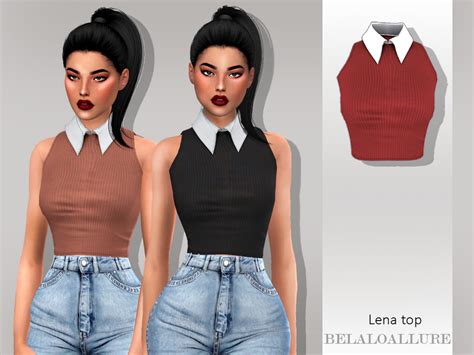 The Sims Resource Belaloallurelena Top