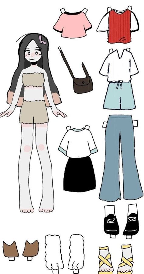 Pin By Katie On 😌nezukooooooo😌 Paper Doll Template Paper Dolls