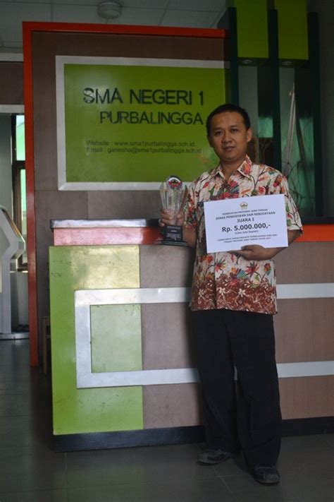 Guru Sman 1 Purbalingga Juara Pertama Lomba Inobel Tingkat Jateng