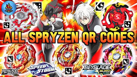 ALL SPRYZEN QR CODES PRO SERIES LORD SPRYZEN QR CODE BEYBLADE