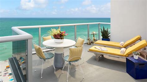 Panoramic Oceanfront Suite The Confidante Miami Beach