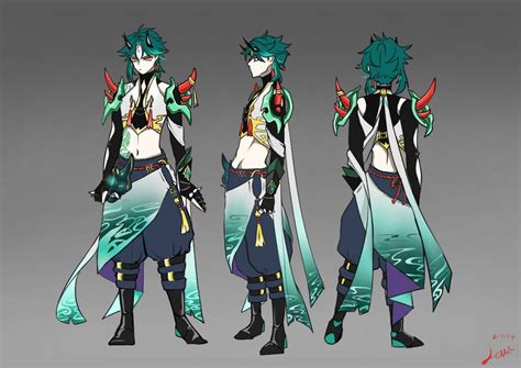 Genshin Impact Character Concept Art