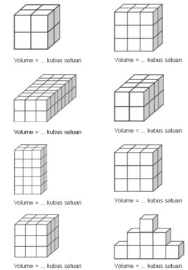 Soal Matematika Kelas 5 Tentang Menentukan Volume Kubus Dan Balok