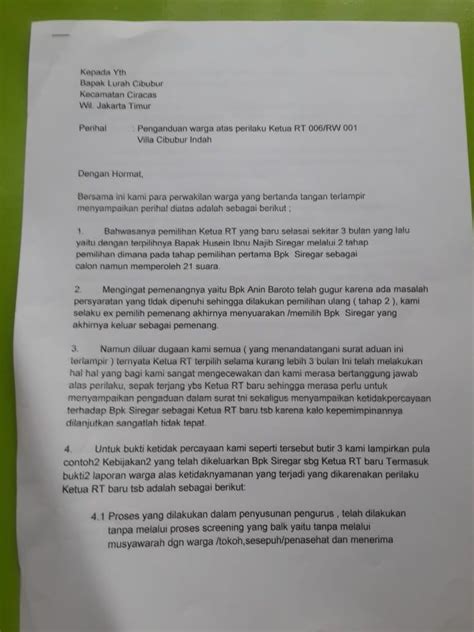 Contoh Surat Pernyataan Penolakan Warga 53 Koleksi Gambar