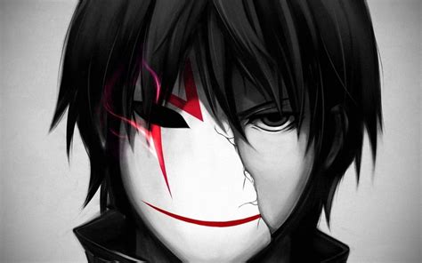 Dark Mask Anime Boy Wallpapers Wallpaper Cave