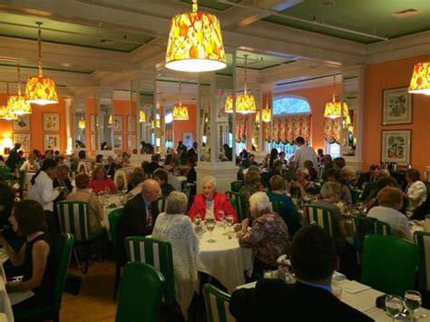 During mackinac island's season, sushi. Main dining room of the Grand Hotel on Mackinac Island ...