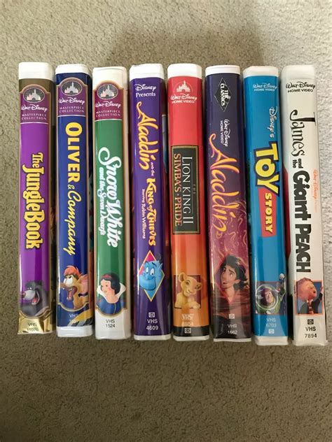 Disney Vhs Tapes