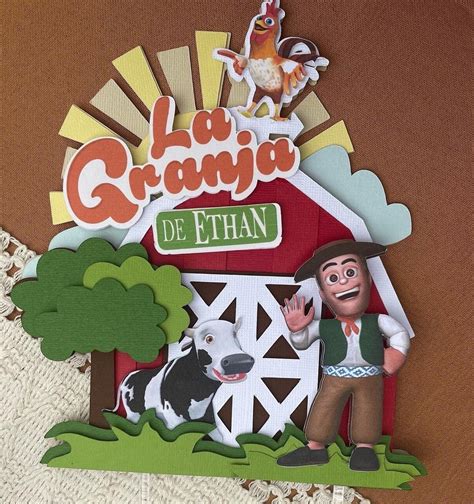 La Granja De Zenon Cake Topper Zenons Farm Party Etsy Hong Kong