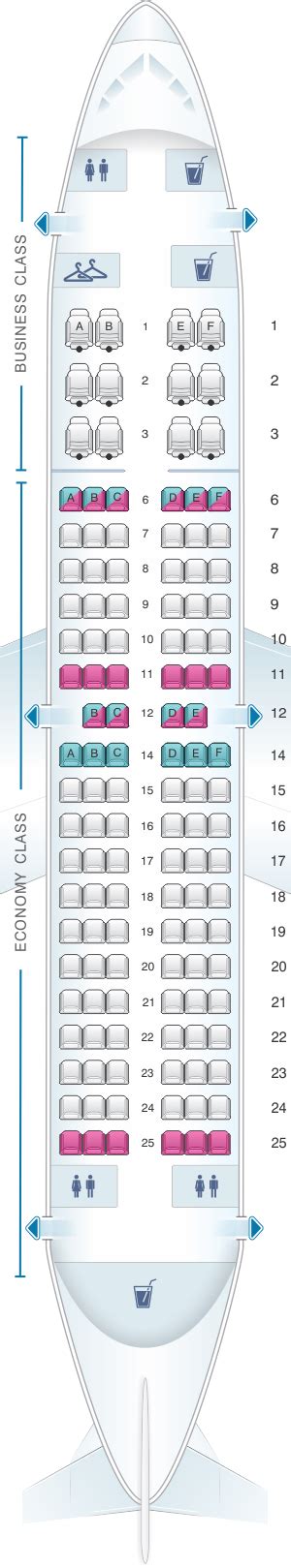 Seat Map Aeromexico Boeing B737 700 Seatmaestro