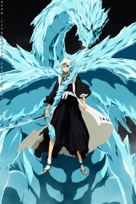 Tōshirō Hitsugaya Shikai Hyōrinmaru Personajes De Bleach Personajes