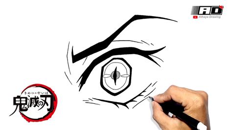 How To Draw Anime Eyes Nezukos Demon Eyes Youtube