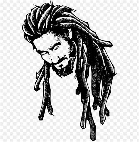 Free Download Dreadlocks Art Clipart Dreadlocks Drawing Rasta Drawings PNG Image With