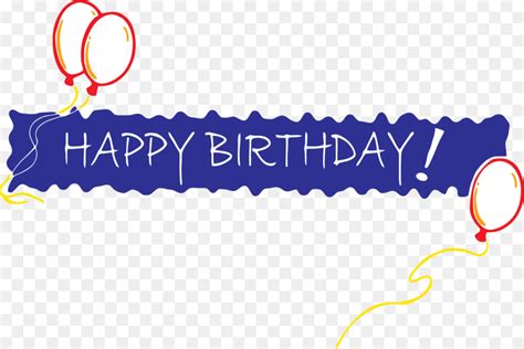 Free Happy Birthday Banner Transparent Download Free Happy Birthday