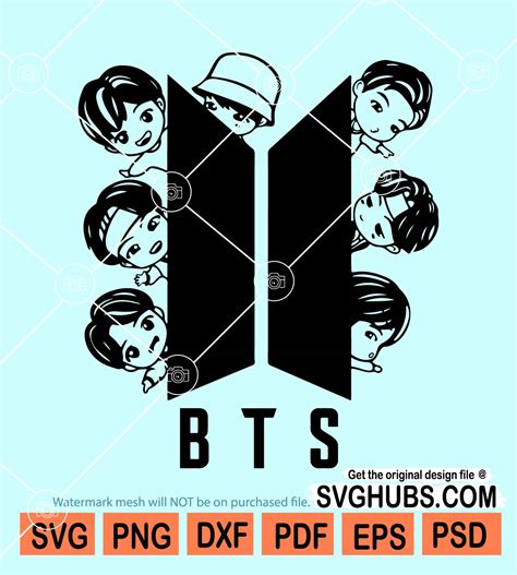 Bts Svg Bundle Pack Bts Logo Svg Bts Svg Bts Cricut Bangtam Boys