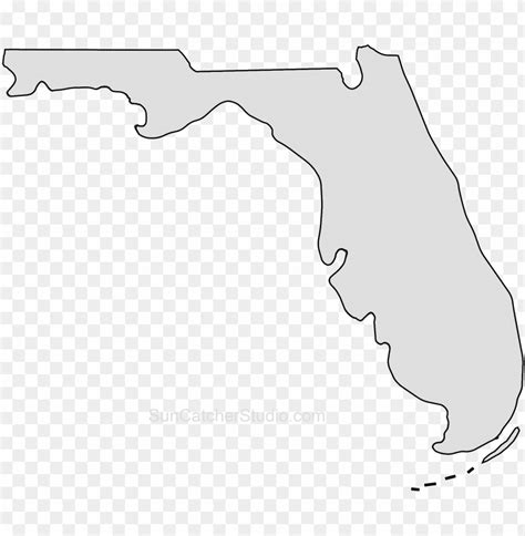 Free Download Hd Png Florida Map Outline Png Shape State Stencil Clip