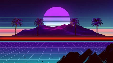 Retro Sunset 4k Wallpapers Wallpaper Cave