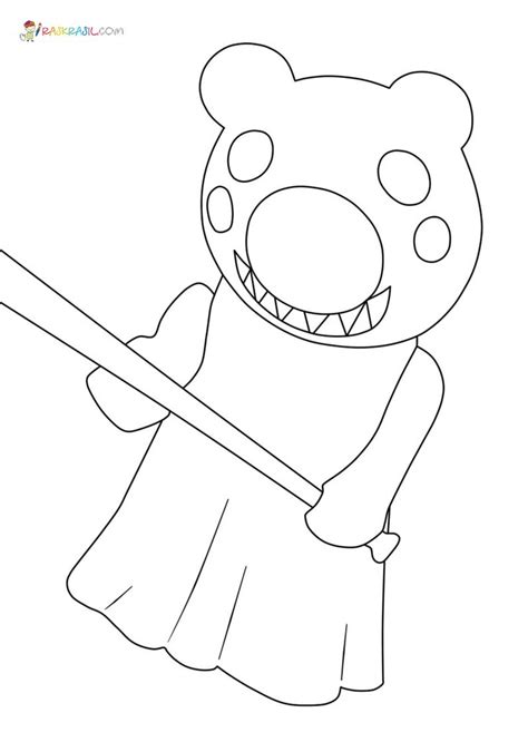 Download Or Print This Amazing Coloring Page Piggy Roblox Coloring