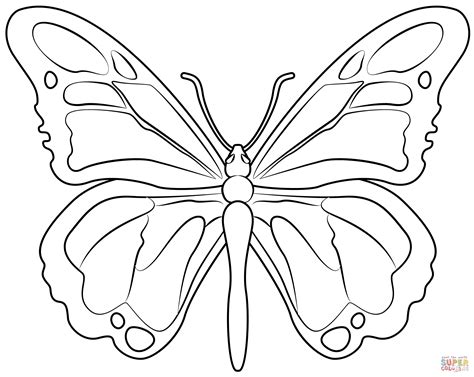 Butterfly Coloring Picture