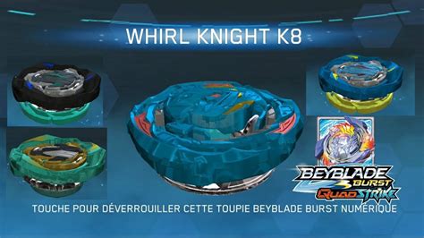 Whirl Knight K8 All Knight Qr Code Beyblade Burst Quadstrike App