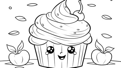 Cupcakes Para Colorear