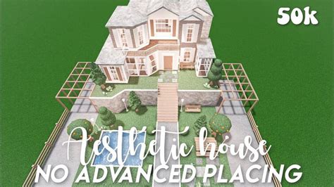 100k Aesthetic Bloxburg House Ideas 2 Story Layout