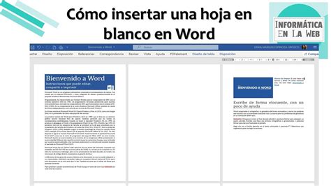 Cómo Insertar Una Hoja En Blanco En Word Saltos De Página Y Eliminar