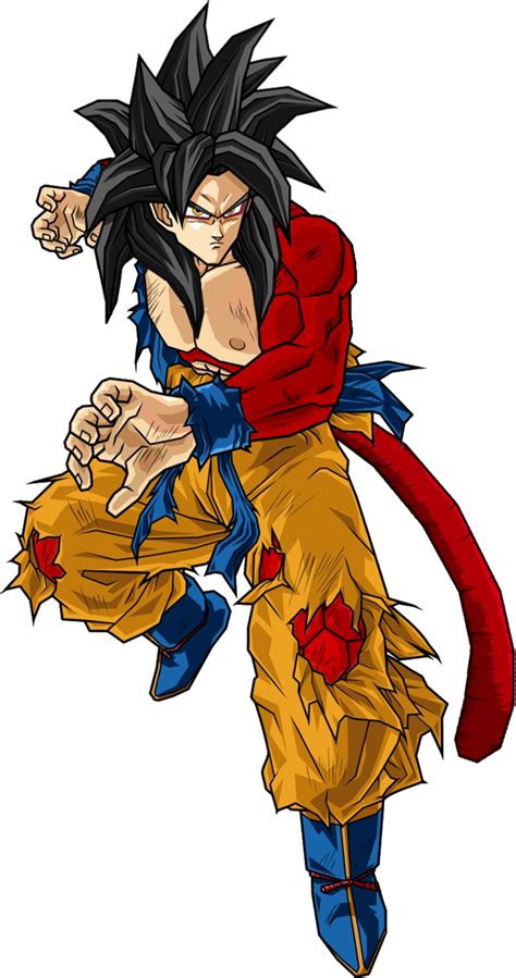 Goku Clipart Wikia Goku Super Saiyan 4 Png Transparent Png Images And