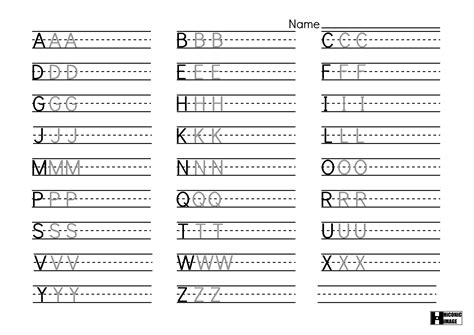 Abc Printing Practice Sheets