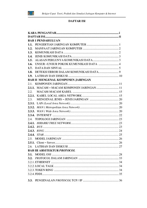 Contoh Karya Ilmiah Jaringan Komputer Bonus