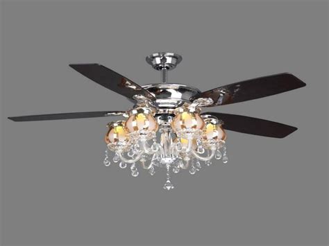 Indoor black downrod mount crystal chandelier ceiling fan with light and remote control. How To Purchase Crystal chandelier ceiling fans - 10 tips ...