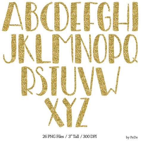 Gold Font Clipart Clipground