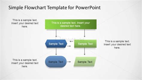 PowerPoint Flowchart Diagram With Three Layers SlideModel