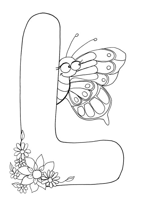 Letter L Coloring Pages To Download And Print For Free