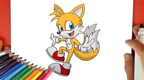 How To Draw Tails Sonic Drawing Tutorial Step By Step Youtube