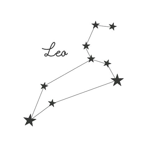 Leo Embroidery Design Leo Constellation Embroidery Design Zodiac