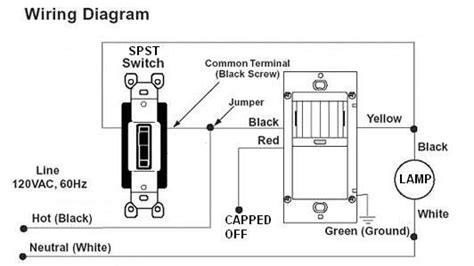 Wiring Diagram For Motion Sensor Light Switch