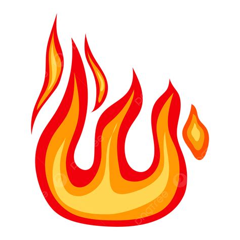 Fire Flame Element Vector Fire Flame Clipart Flame Yellow Fire Flame